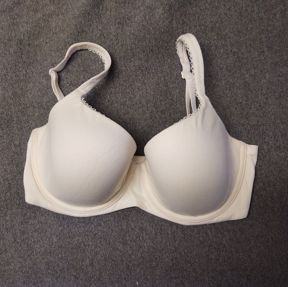 Victoria's Secret Lightly Lined Demi Bra, White - Picture 2 of 5